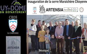 Inauguration de la serre maraichère citoyenne le 3 février : Plus de 110 personnes présentes